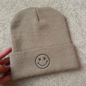 Smiley face beanie